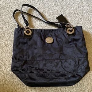 Authentic Black Coach Tote